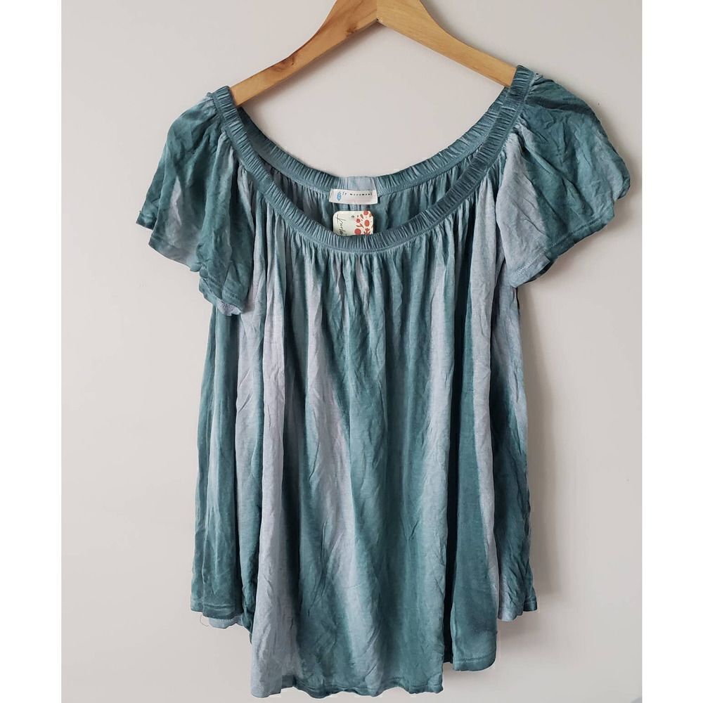 Free People Movement Tie Dye Off the Shoulder Top